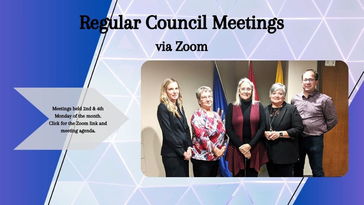 <div id=slideshow_title>Regular Council Meetings via Zoom</div> <br>You can join in the Council Meetings via Zoom on the 2nd and 4th Mondays of each month. Click this slide to see the Meeting Id for the upcoming meeting.