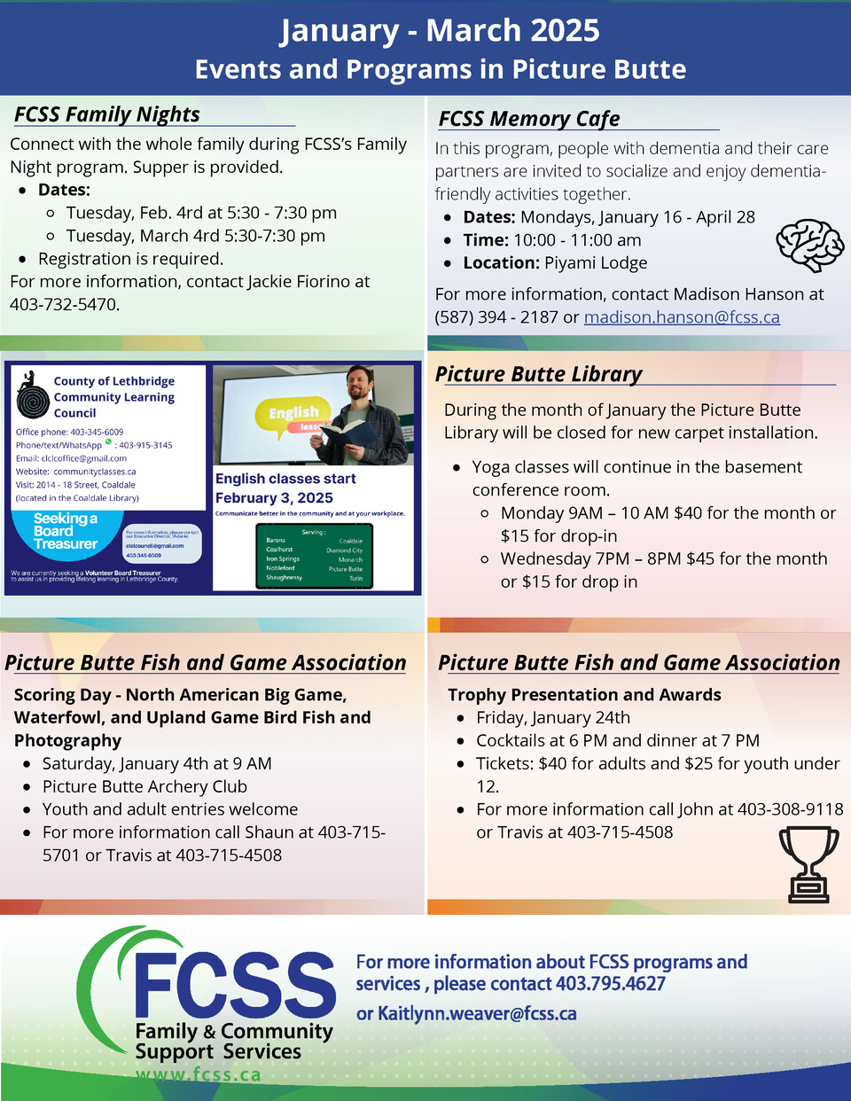 Picture Butte Events Document