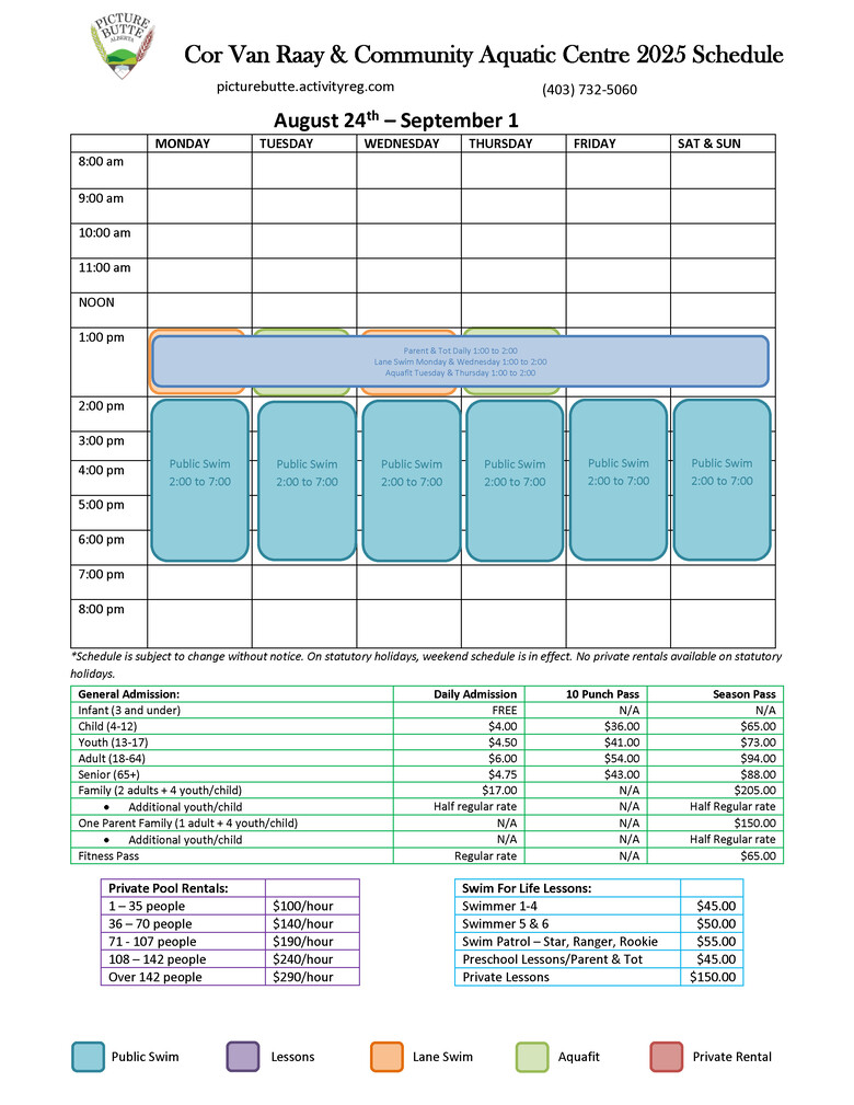 2025 Pool Season Ending Soon